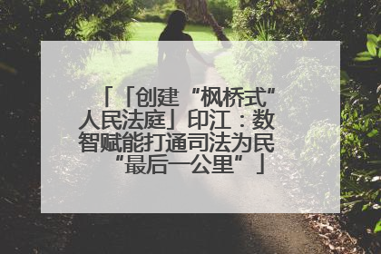 「创建“枫桥式”人民法庭」印江：数智赋能打通司法为民“最后一公里”