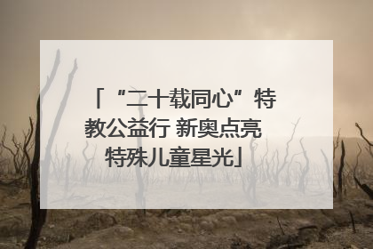 “二十载同心”特教公益行 新奥点亮特殊儿童星光