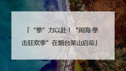 “拳”力以赴！“闹海·拳击狂欢季”在烟台莱山启幕