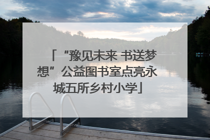 “豫见未来 书送梦想”公益图书室点亮永城五所乡村小学