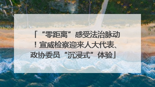 “零距离”感受法治脉动！宣威检察迎来人大代表、政协委员“沉浸式”体验