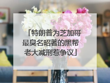 特朗普为芝加哥最臭名昭著的黑帮老大减刑惹争议