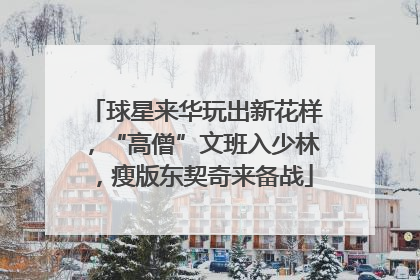 球星来华玩出新花样，“高僧”文班入少林，瘦版东契奇来备战