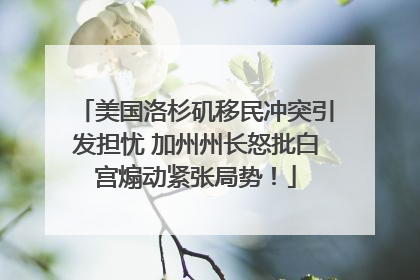 美国洛杉矶移民冲突引发担忧 加州州长怒批白宫煽动紧张局势！
