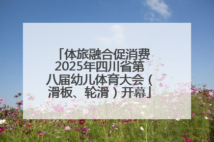 体旅融合促消费 2025年四川省第八届幼儿体育大会（滑板、轮滑）开幕
