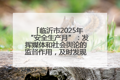 临沂市2025年“安全生产月”：发挥媒体和社会舆论的监督作用，及时发现并消除安全隐患