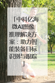 中科亿海微AI图像推理解决方案：助力智能装备目标识别与跟踪