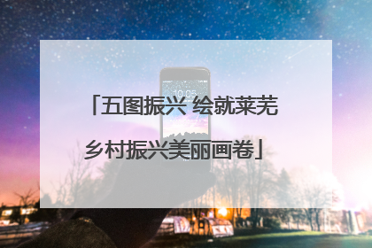 五图振兴 绘就莱芜乡村振兴美丽画卷