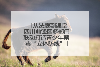 从法庭到课堂 四川前锋区多部门联动打造青少年禁毒“立体防线”