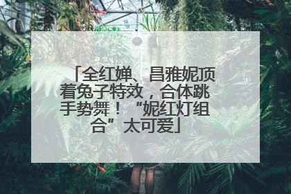 全红婵、昌雅妮顶着兔子特效，合体跳手势舞！“妮红灯组合”太可爱