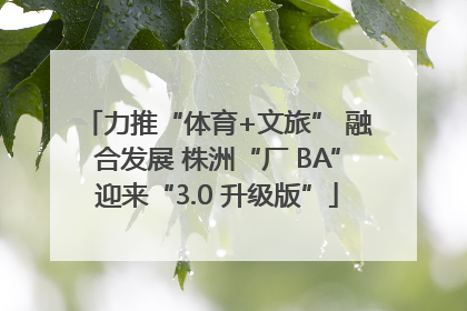 力推“体育+文旅” 融合发展 株洲“厂 BA”迎来“3.0 升级版”