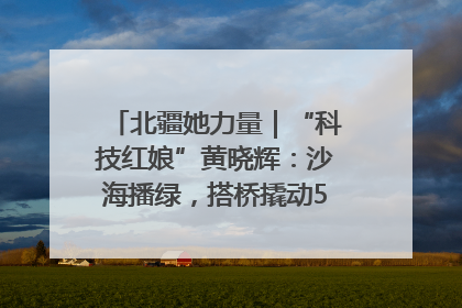 北疆她力量｜“科技红娘”黄晓辉：沙海播绿，搭桥撬动5.3亿研发