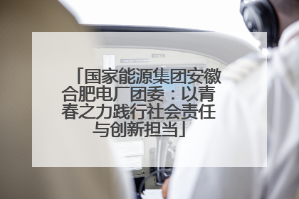 国家能源集团安徽合肥电厂团委：以青春之力践行社会责任与创新担当