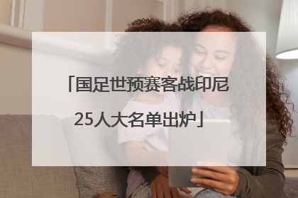 国足世预赛客战印尼25人大名单出炉