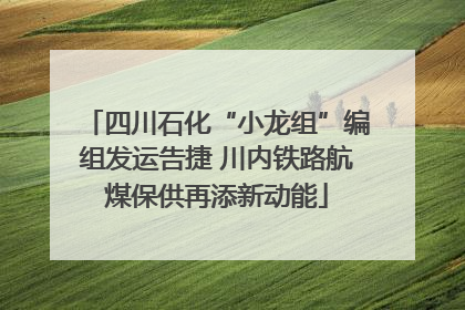 四川石化“小龙组”编组发运告捷 川内铁路航煤保供再添新动能