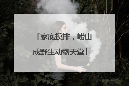 家底摸排，崂山成野生动物天堂