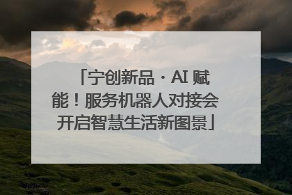 宁创新品・AI 赋能！服务机器人对接会开启智慧生活新图景