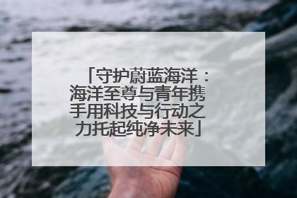 守护蔚蓝海洋：海洋至尊与青年携手用科技与行动之力托起纯净未来