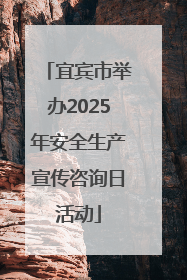 宜宾市举办2025年安全生产宣传咨询日活动