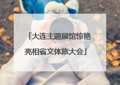 大连主题展馆惊艳亮相省文体旅大会