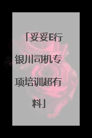 妥妥E行银川司机专项培训超有料