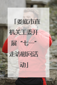 娄底市直机关工委开展“七一”走访慰问活动