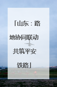 山东：路地协同联动 共筑平安铁路
