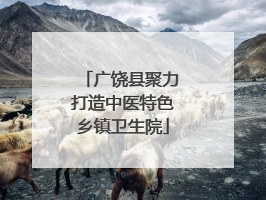 广饶县聚力打造中医特色乡镇卫生院