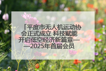 平度市无人机运动协会正式成立 科技赋能开启低空经济新篇章——2025年首届会员大会暨无人机应用发展论坛成功举办