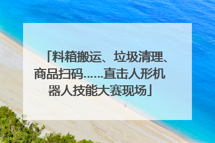 料箱搬运、垃圾清理、商品扫码……直击人形机器人技能大赛现场