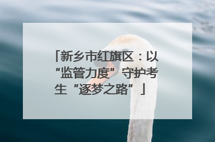 新乡市红旗区：以“监管力度”守护考生“逐梦之路”