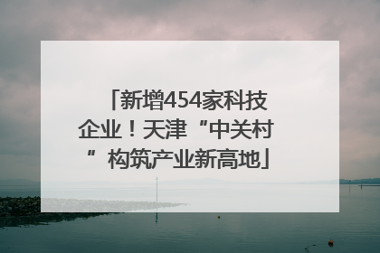 新增454家科技企业！天津“中关村”构筑产业新高地