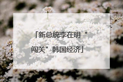 新总统李在明“闯关”韩国经济
