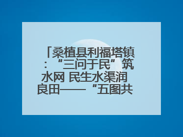 桑植县利福塔镇：“三问于民”筑水网 民生水渠润良田——“五图共治”激活基层治理新动能