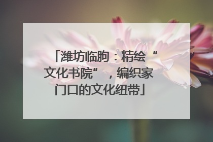 潍坊临朐：精绘“文化书院”，编织家门口的文化纽带
