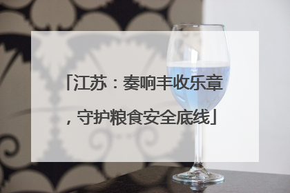 江苏：奏响丰收乐章，守护粮食安全底线