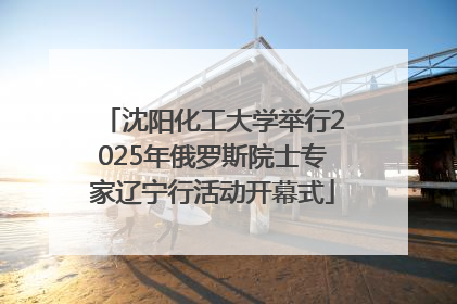 沈阳化工大学举行2025年俄罗斯院士专家辽宁行活动开幕式