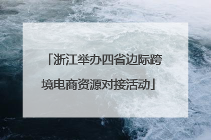 浙江举办四省边际跨境电商资源对接活动