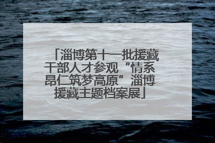 淄博第十一批援藏干部人才参观“情系昂仁筑梦高原”淄博援藏主题档案展