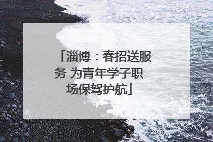 淄博：春招送服务 为青年学子职场保驾护航