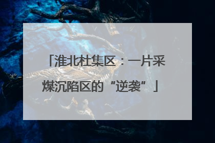 淮北杜集区：一片采煤沉陷区的“逆袭”