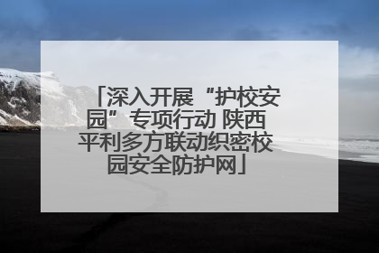 深入开展“护校安园”专项行动 陕西平利多方联动织密校园安全防护网