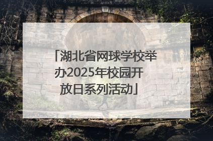 湖北省网球学校举办2025年校园开放日系列活动