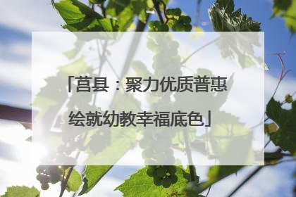 莒县：聚力优质普惠 绘就幼教幸福底色