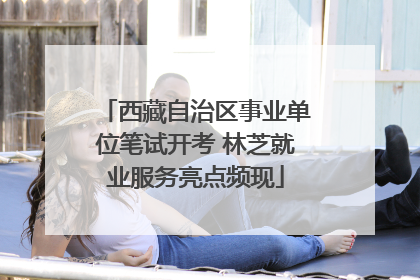 西藏自治区事业单位笔试开考 林芝就业服务亮点频现