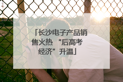 长沙电子产品销售火热 “后高考经济”升温