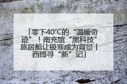 零下40℃的“温暖奇迹”！南充馆“黑科技”旅居舱让极寒成为背景丨西博寻“新”记