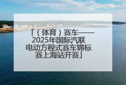 （体育）赛车——2025年国际汽联电动方程式赛车锦标赛上海站开赛