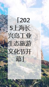 2025上海长兴岛工业生态旅游文化节开幕