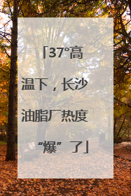 37°高温下，长沙油脂厂热度“爆”了